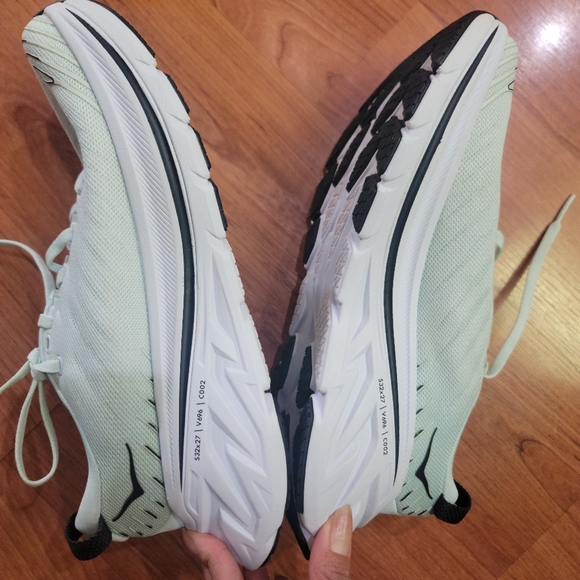 Hoka Bondi X Size 8B Womens Mint green Shoes - Picture 6 of 8